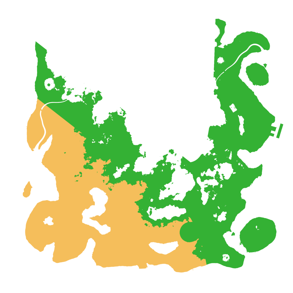 Biome Rust Map: Procedural Map, Size: 4000, Seed: 25591253