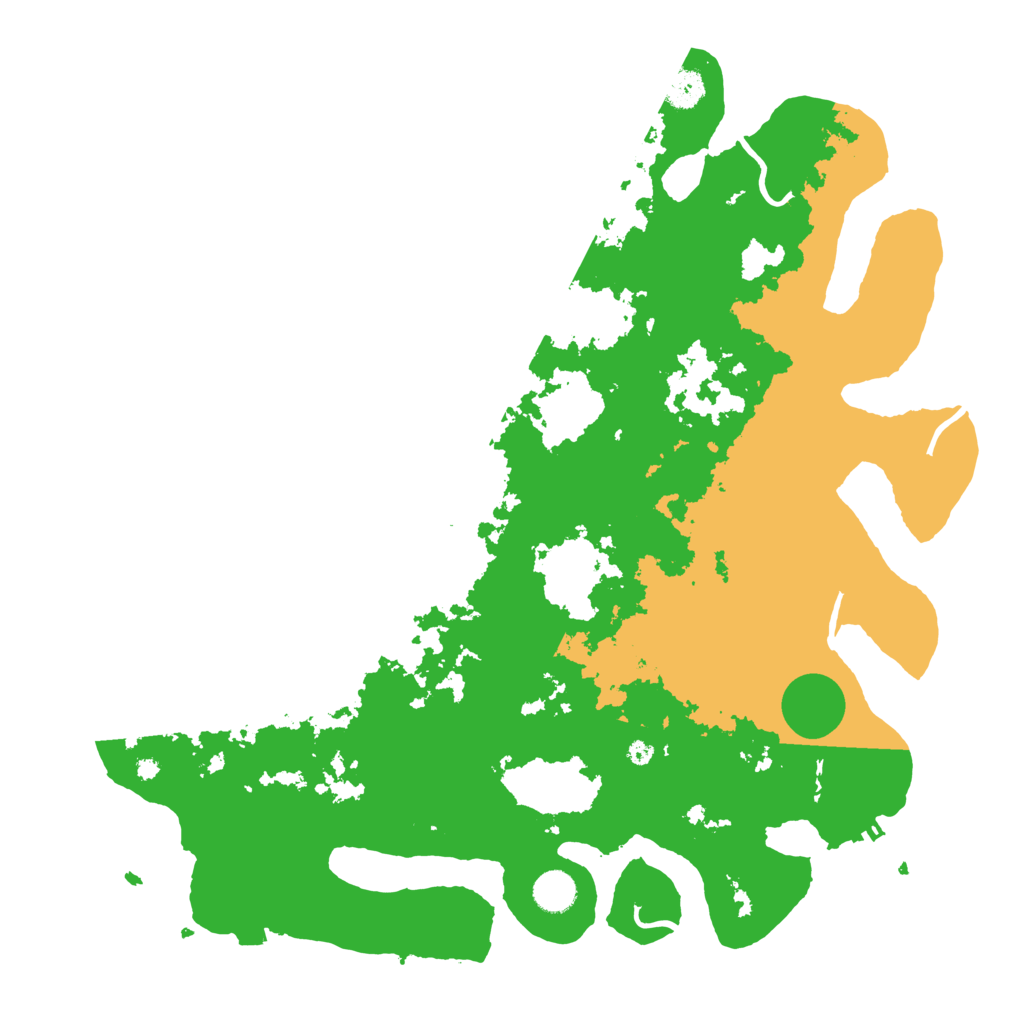 Biome Rust Map: Procedural Map, Size: 4250, Seed: 56961141