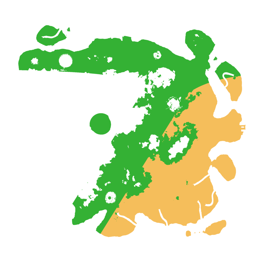 Biome Rust Map: Procedural Map, Size: 3500, Seed: 612490