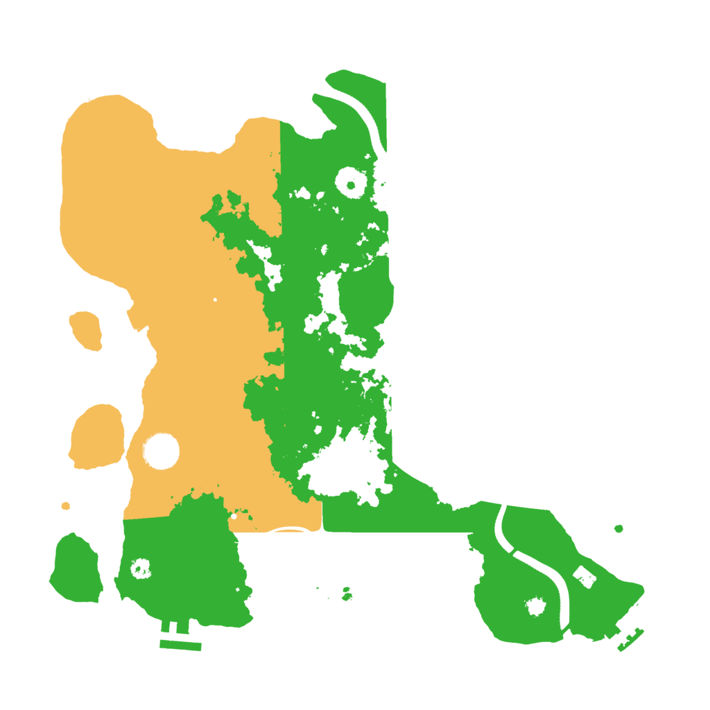 Biome Rust Map: Procedural Map, Size: 3450, Seed: 56130154