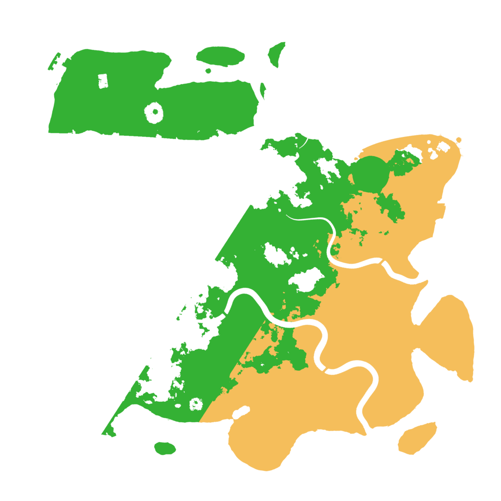 Biome Rust Map: Procedural Map, Size: 3800, Seed: 5069631