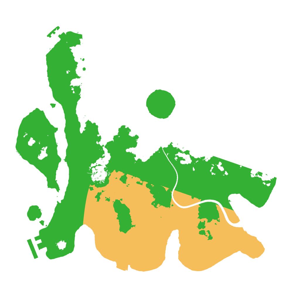 Biome Rust Map: Procedural Map, Size: 3000, Seed: 148001753