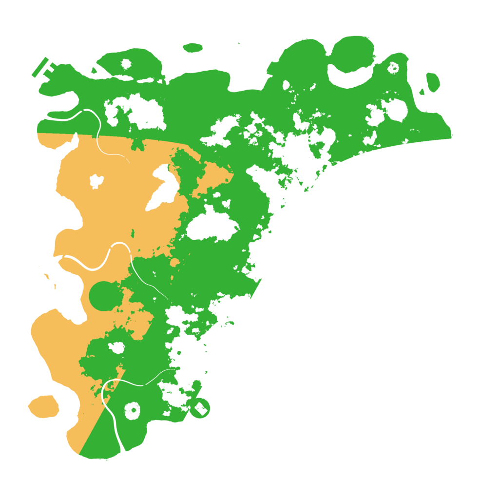 Biome Rust Map: Procedural Map, Size: 4400, Seed: 96505009