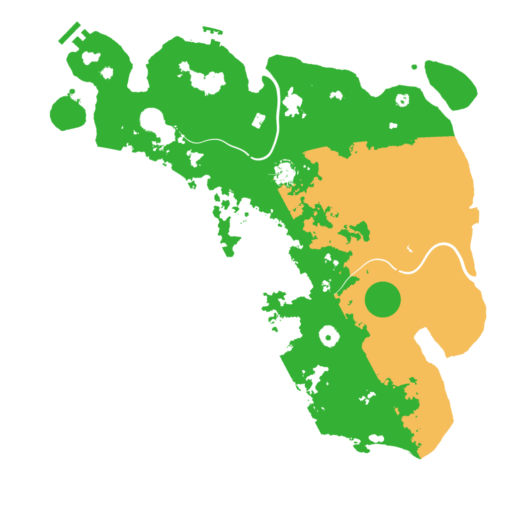 Biome Rust Map: Procedural Map, Size: 3750, Seed: 909545906