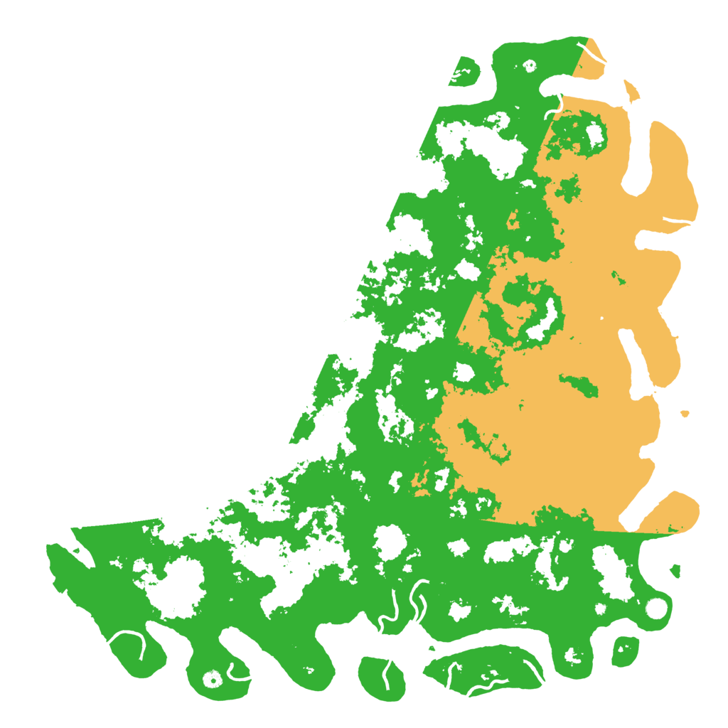 Biome Rust Map: Procedural Map, Size: 6000, Seed: 845628769