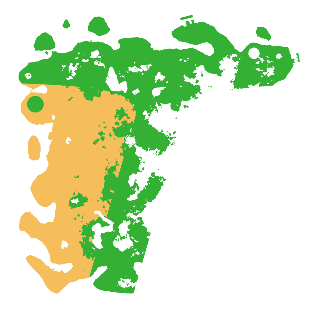 Biome Rust Map: Procedural Map, Size: 5000, Seed: 1435