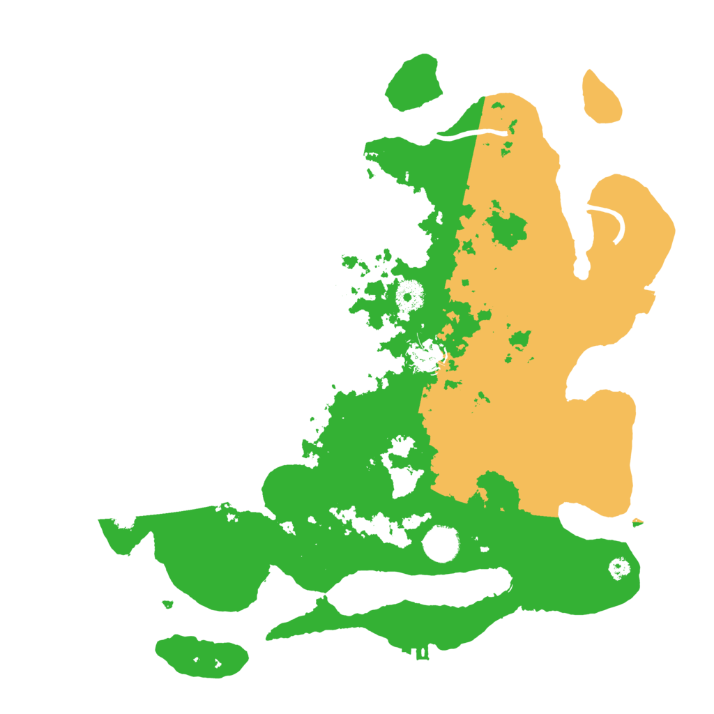 Biome Rust Map: Procedural Map, Size: 3500, Seed: 295853562