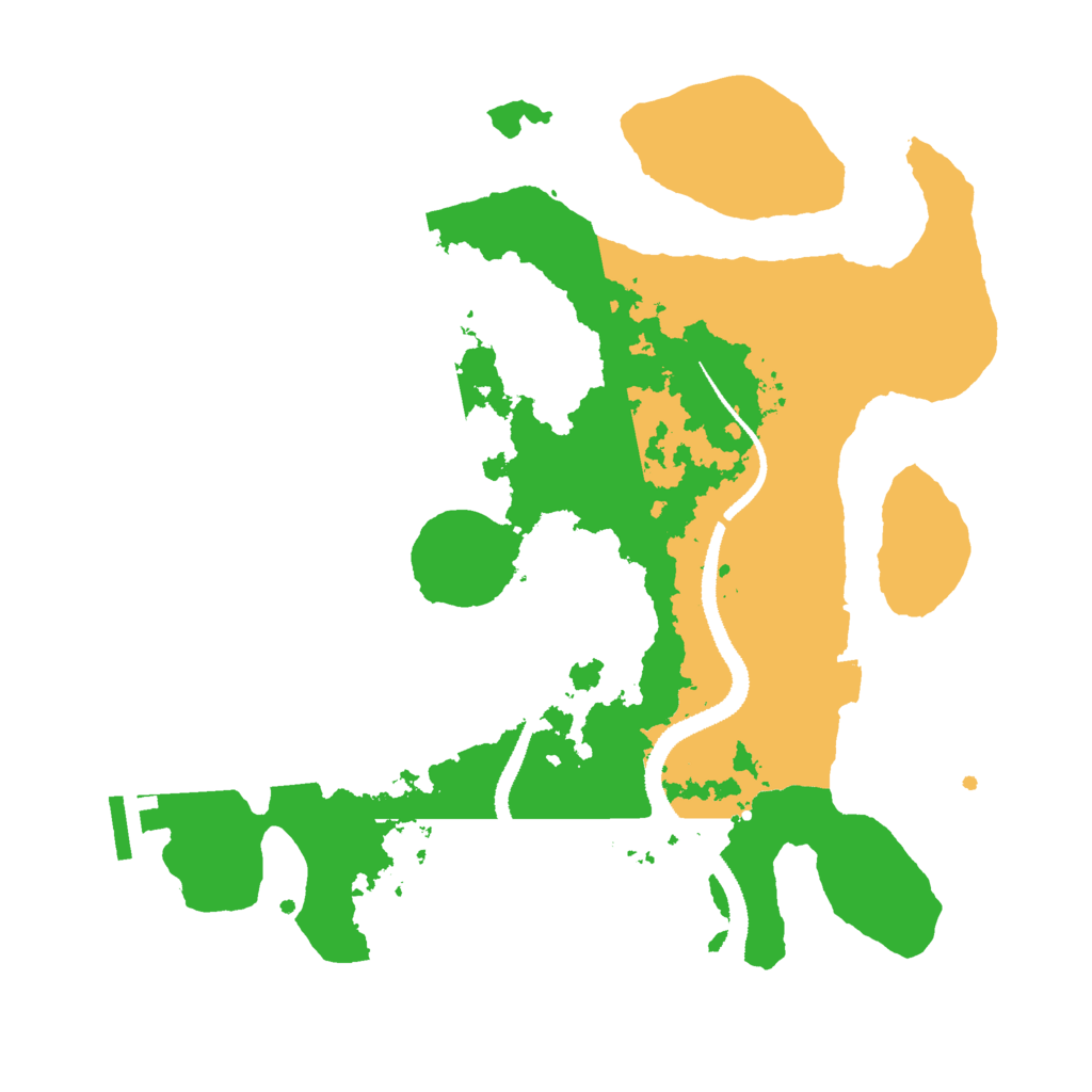 Biome Rust Map: Procedural Map, Size: 3000, Seed: 58018229