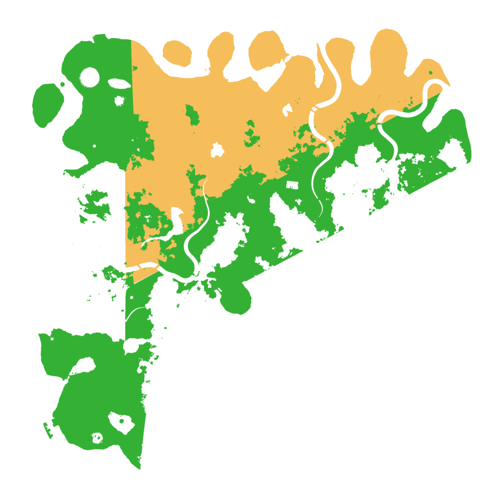 Biome Rust Map: Procedural Map, Size: 4500, Seed: 1886174302