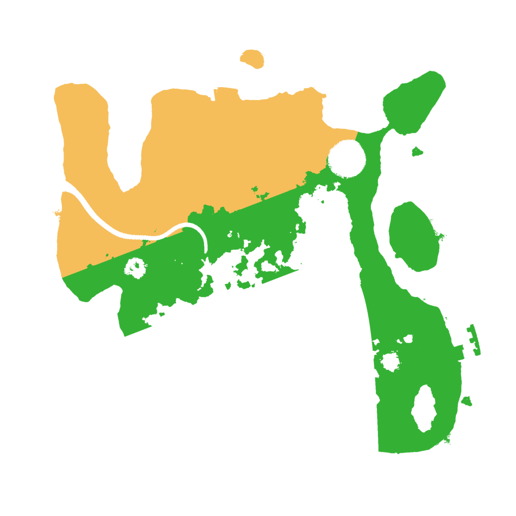 Biome Rust Map: Procedural Map, Size: 2500, Seed: 1725514153