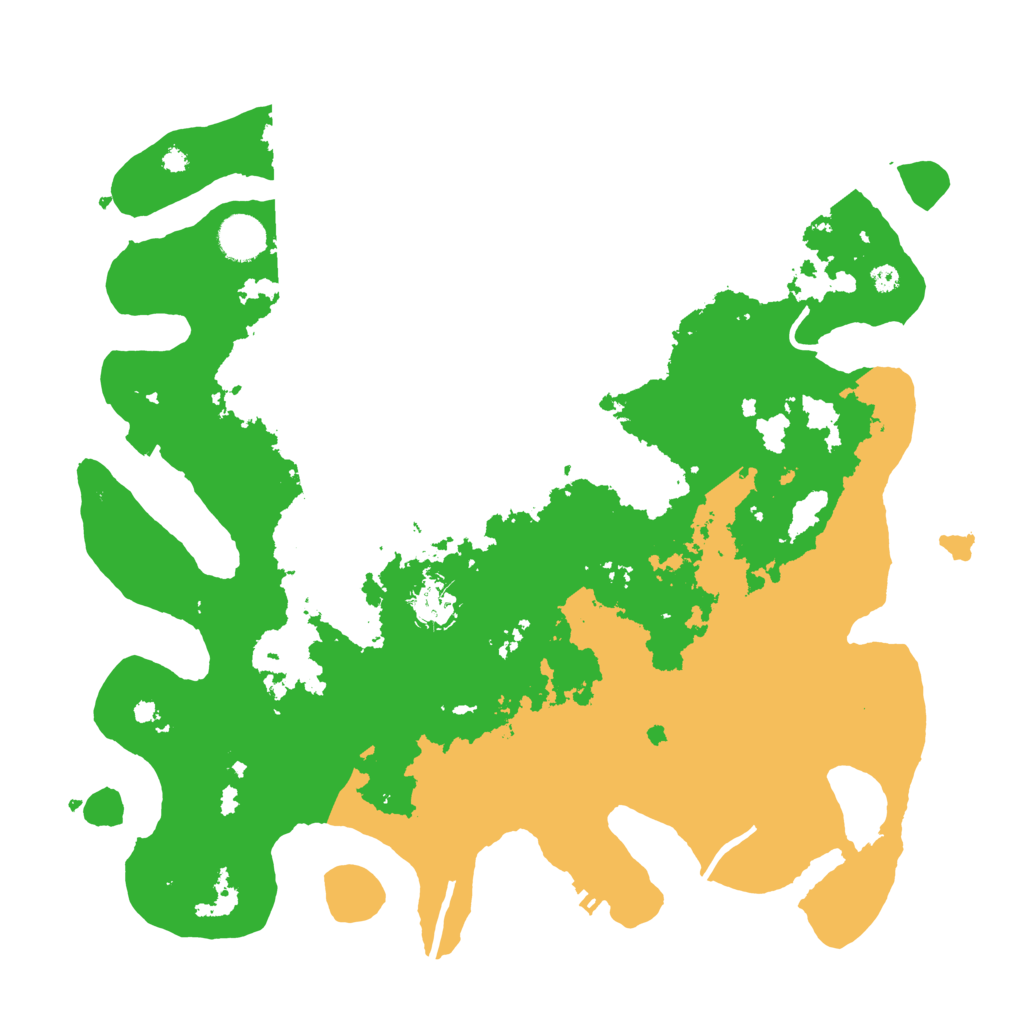 Biome Rust Map: Procedural Map, Size: 3850, Seed: 72191254