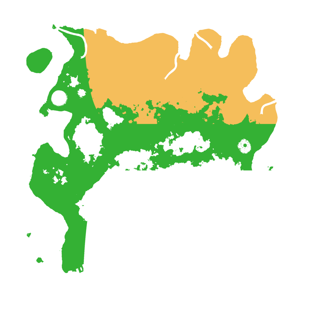 Biome Rust Map: Procedural Map, Size: 3500, Seed: 27435