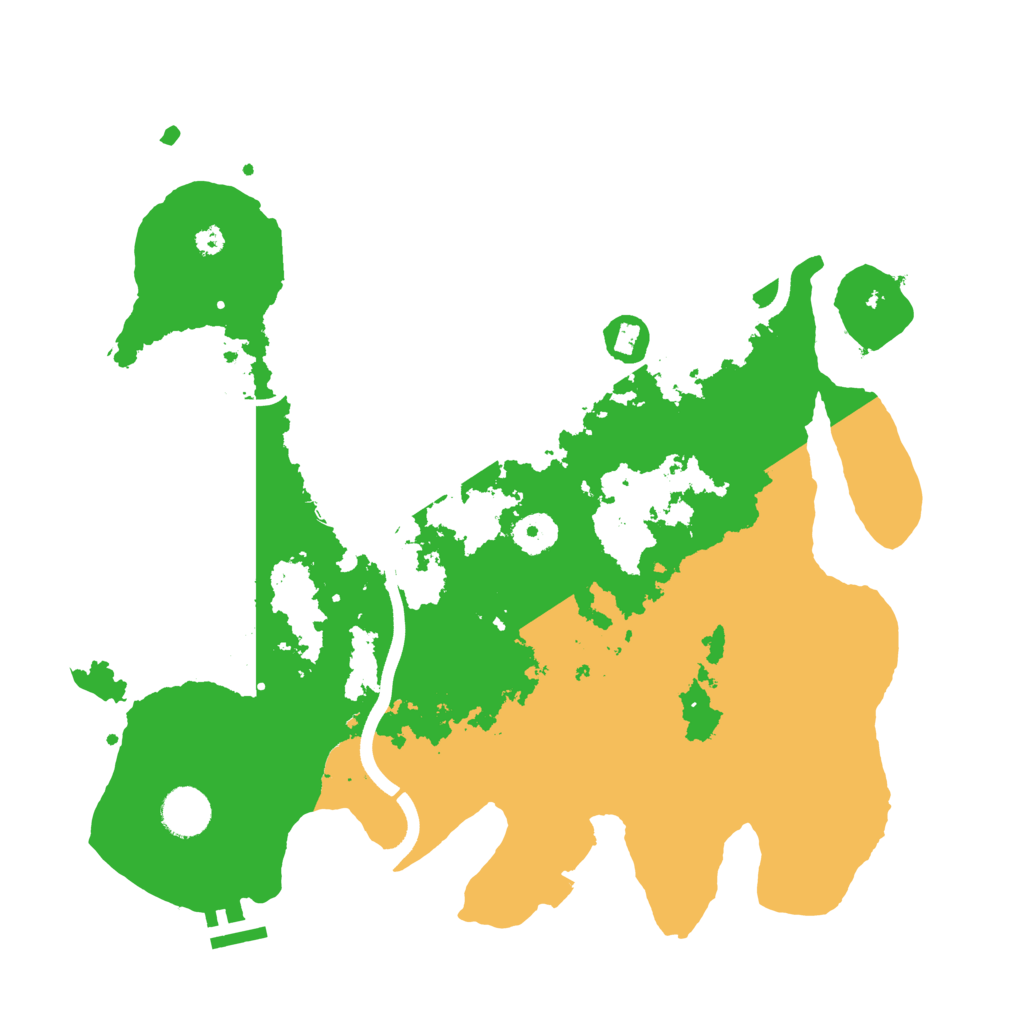 Biome Rust Map: Procedural Map, Size: 3650, Seed: 63721261