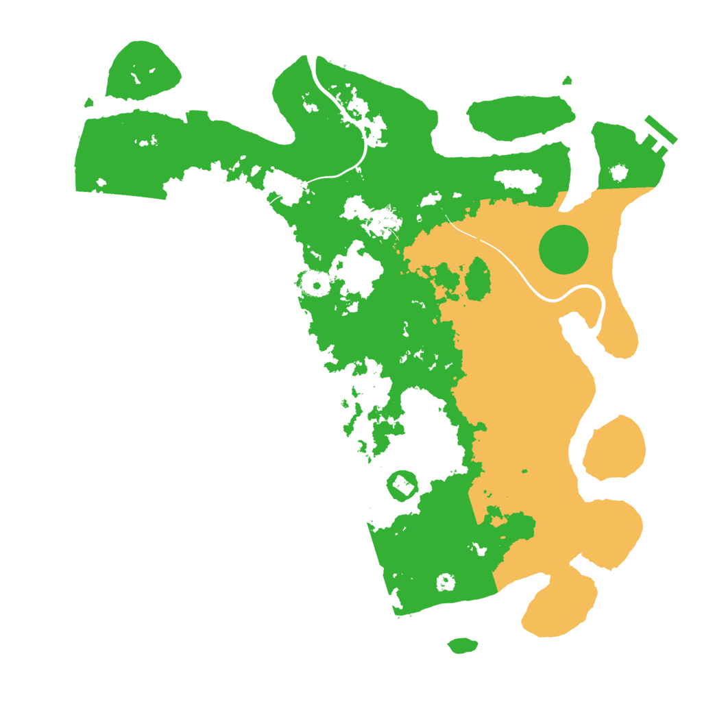 Biome Rust Map: Procedural Map, Size: 3750, Seed: 11511474
