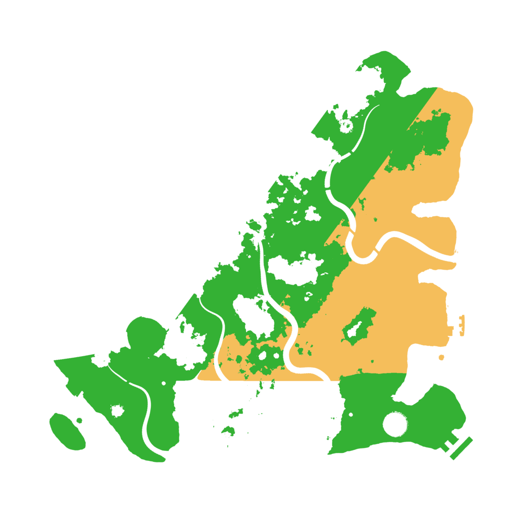 Biome Rust Map: Procedural Map, Size: 3650, Seed: 3466566