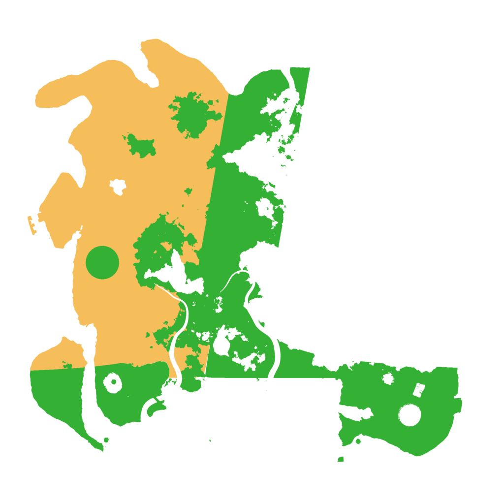 Biome Rust Map: Procedural Map, Size: 4000, Seed: 43285100