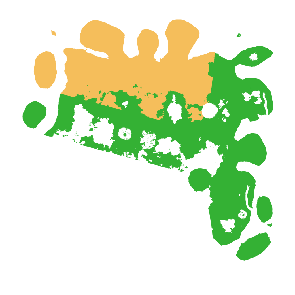 Biome Rust Map: Procedural Map, Size: 3500, Seed: 7036