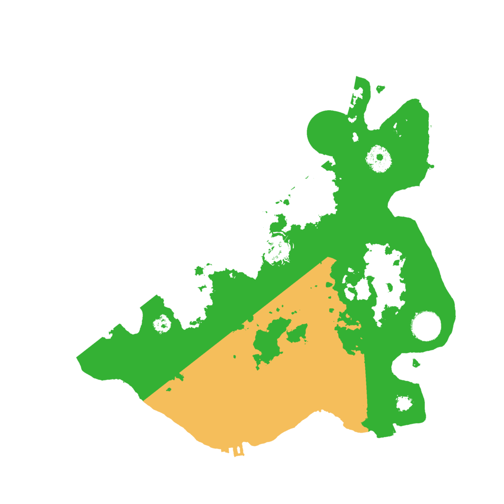 Biome Rust Map: Procedural Map, Size: 3000, Seed: 49535967