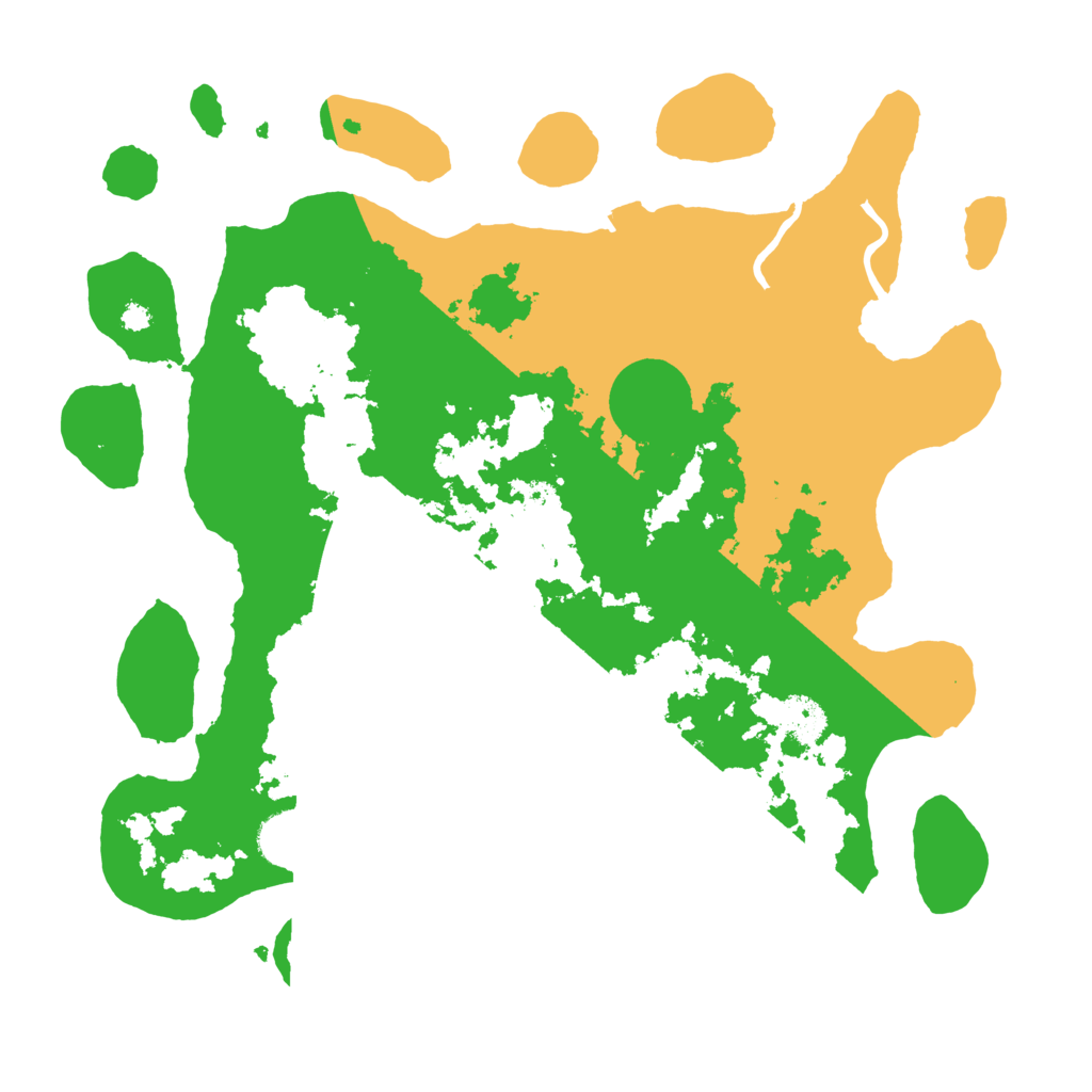 Biome Rust Map: Procedural Map, Size: 3550, Seed: 48533052