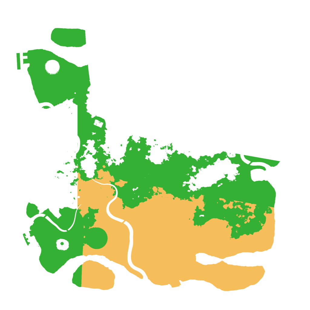 Biome Rust Map: Procedural Map, Size: 3800, Seed: 72265004