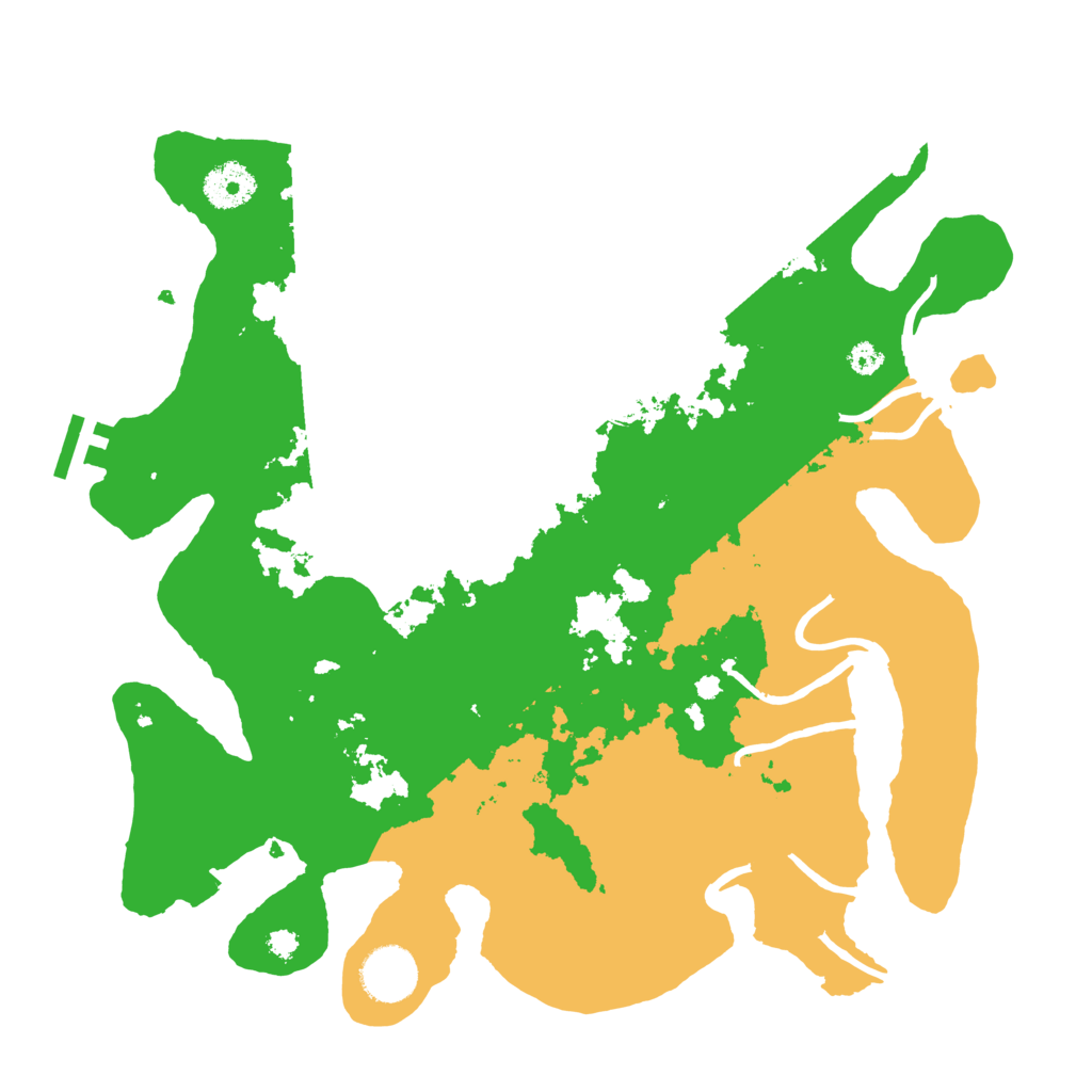 Biome Rust Map: Procedural Map, Size: 3400, Seed: 15917785