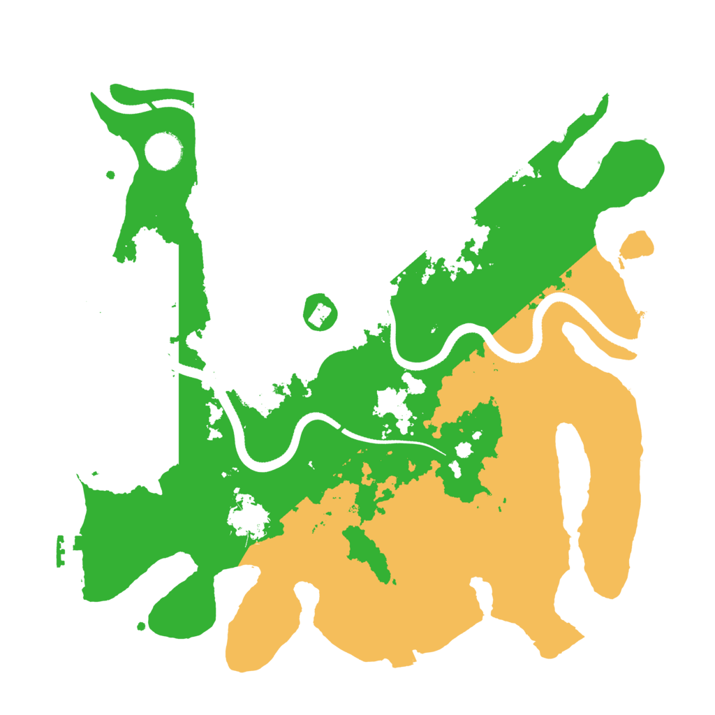 Biome Rust Map: Procedural Map, Size: 3400, Seed: 15917785