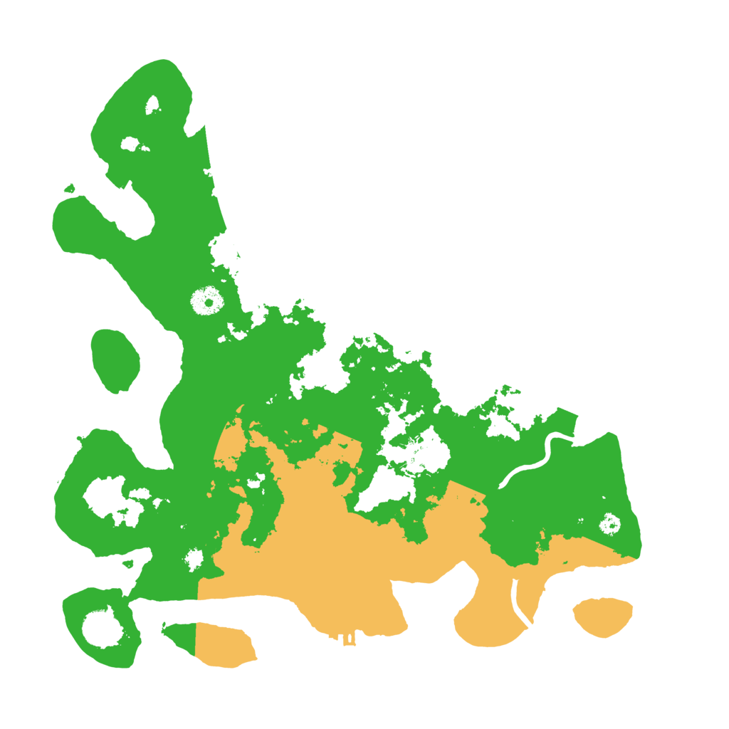 Biome Rust Map: Procedural Map, Size: 3600, Seed: 48663878