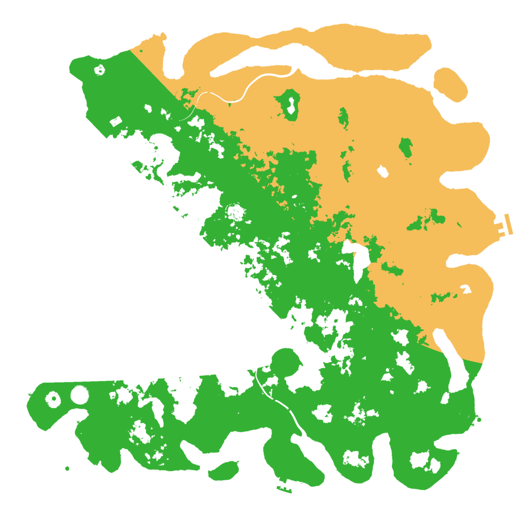 Biome Rust Map: Procedural Map, Size: 5000, Seed: 1499428705