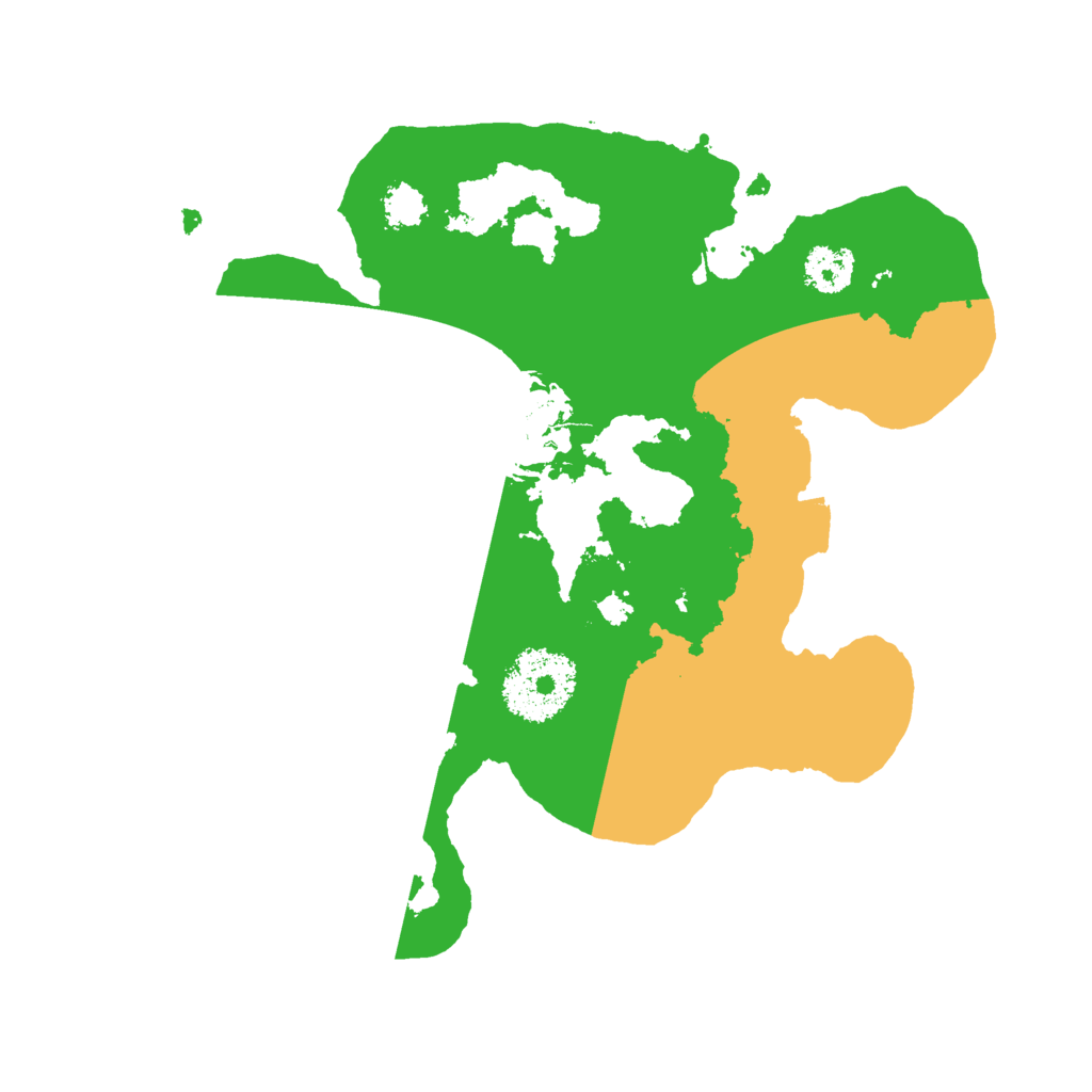 Biome Rust Map: Procedural Map, Size: 2300, Seed: 1000