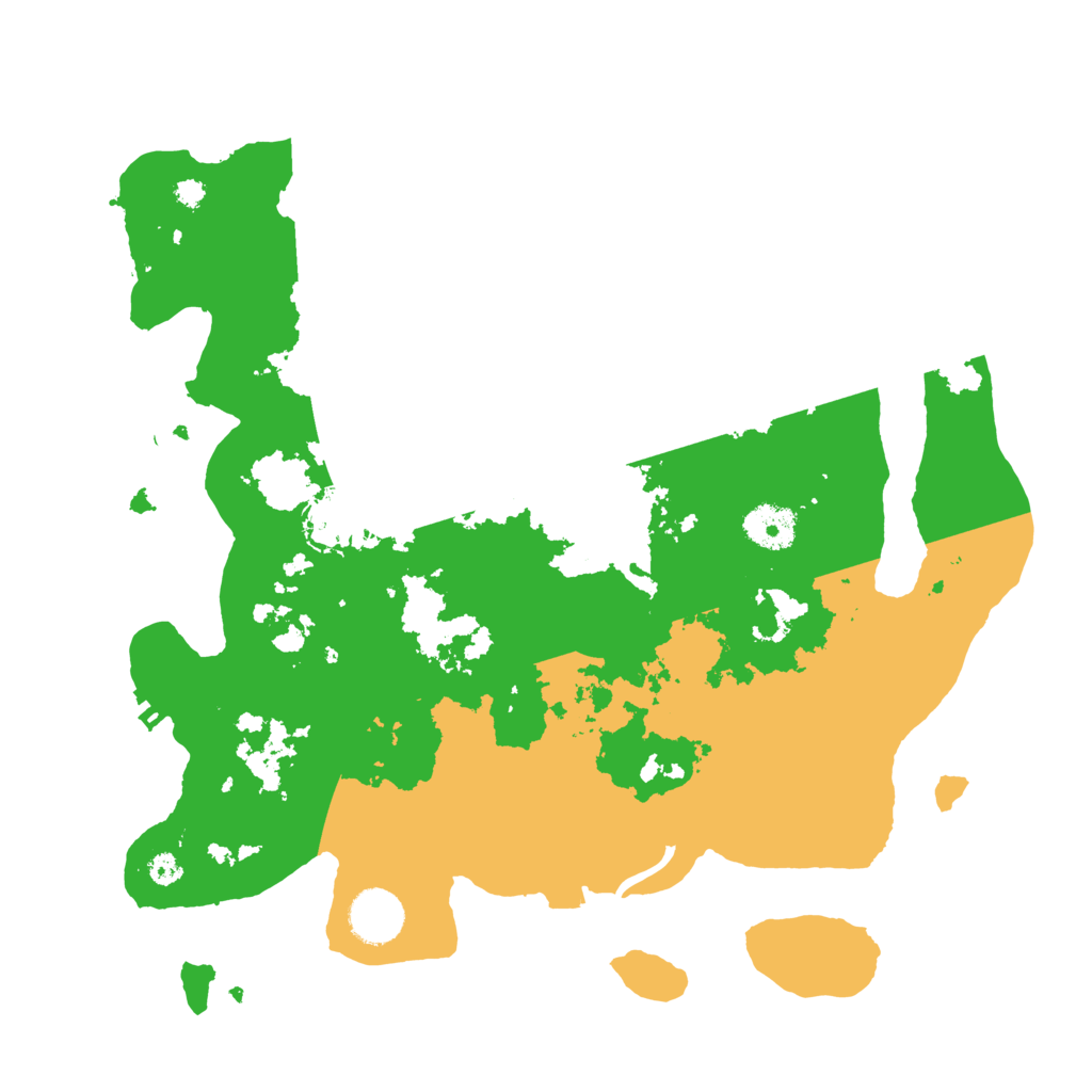 Biome Rust Map: Procedural Map, Size: 3500, Seed: 4577739