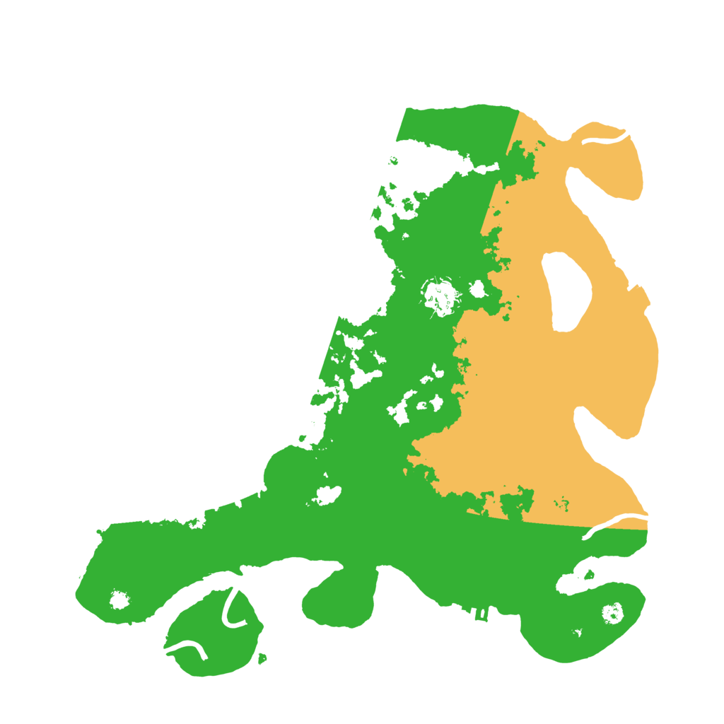 Biome Rust Map: Procedural Map, Size: 3500, Seed: 244816937