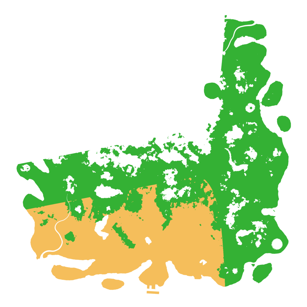 Biome Rust Map: Procedural Map, Size: 5000, Seed: 943711667