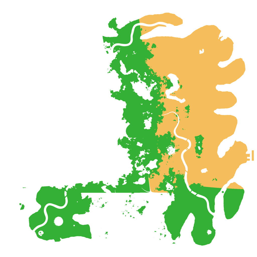 Biome Rust Map: Procedural Map, Size: 5000, Seed: 890091364