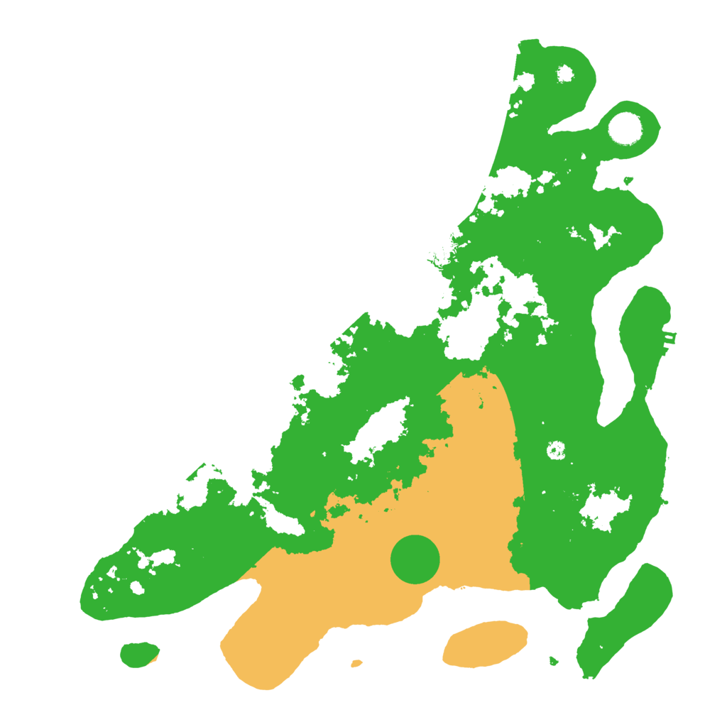 Biome Rust Map: Procedural Map, Size: 3900, Seed: 41916625