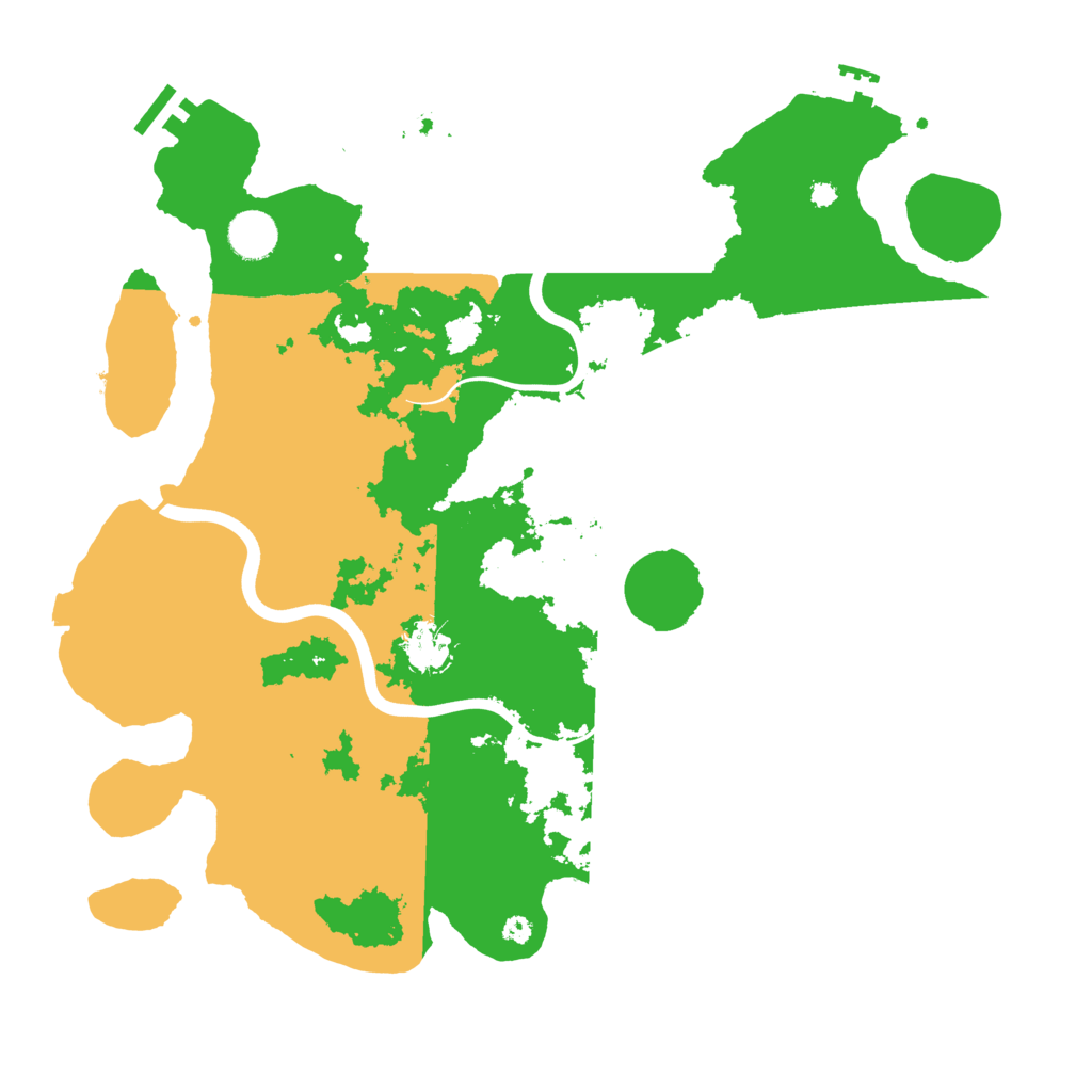 Biome Rust Map: Procedural Map, Size: 3900, Seed: 61877762