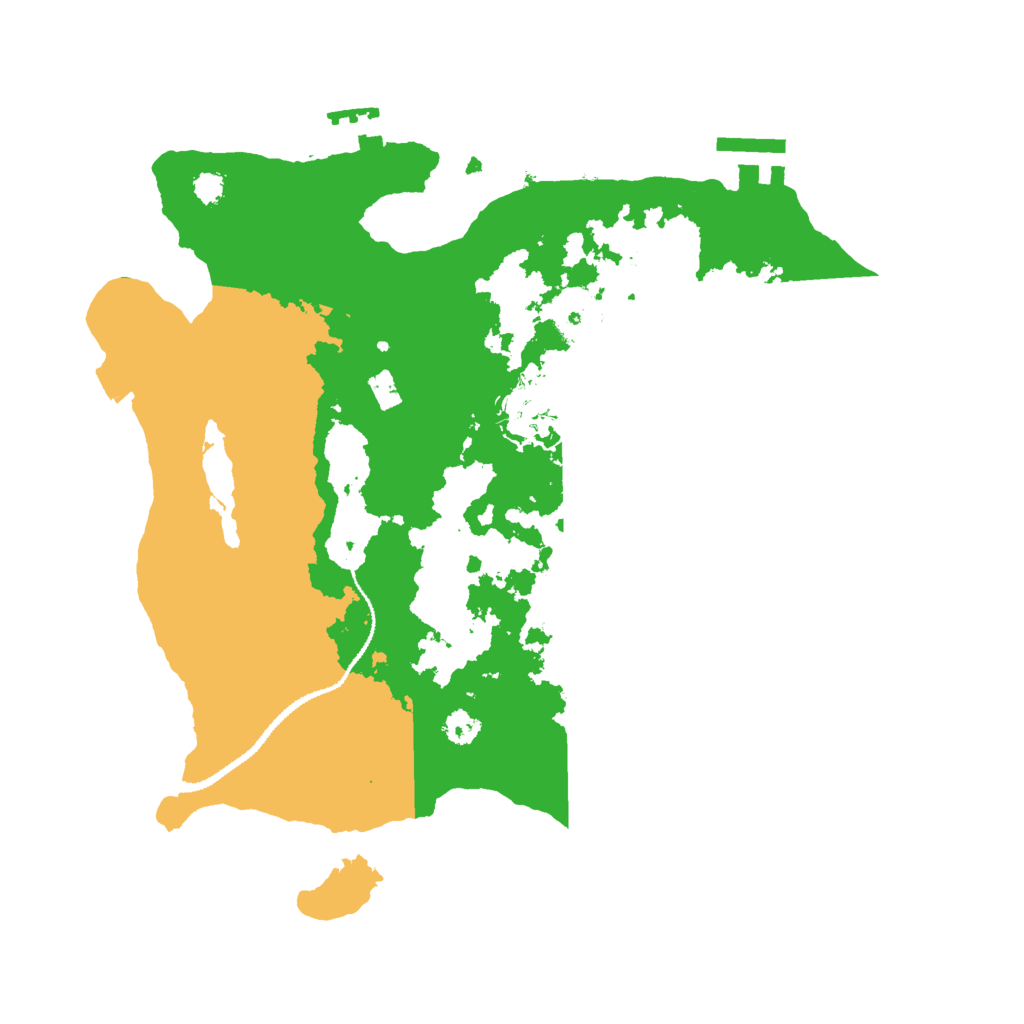 Biome Rust Map: Procedural Map, Size: 3000, Seed: 8730594