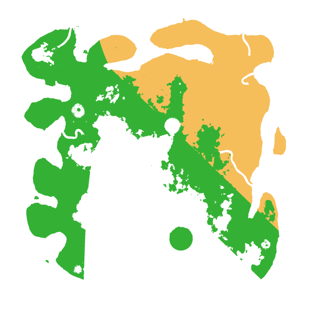 Biome Rust Map: Procedural Map, Size: 3600, Seed: 33557818
