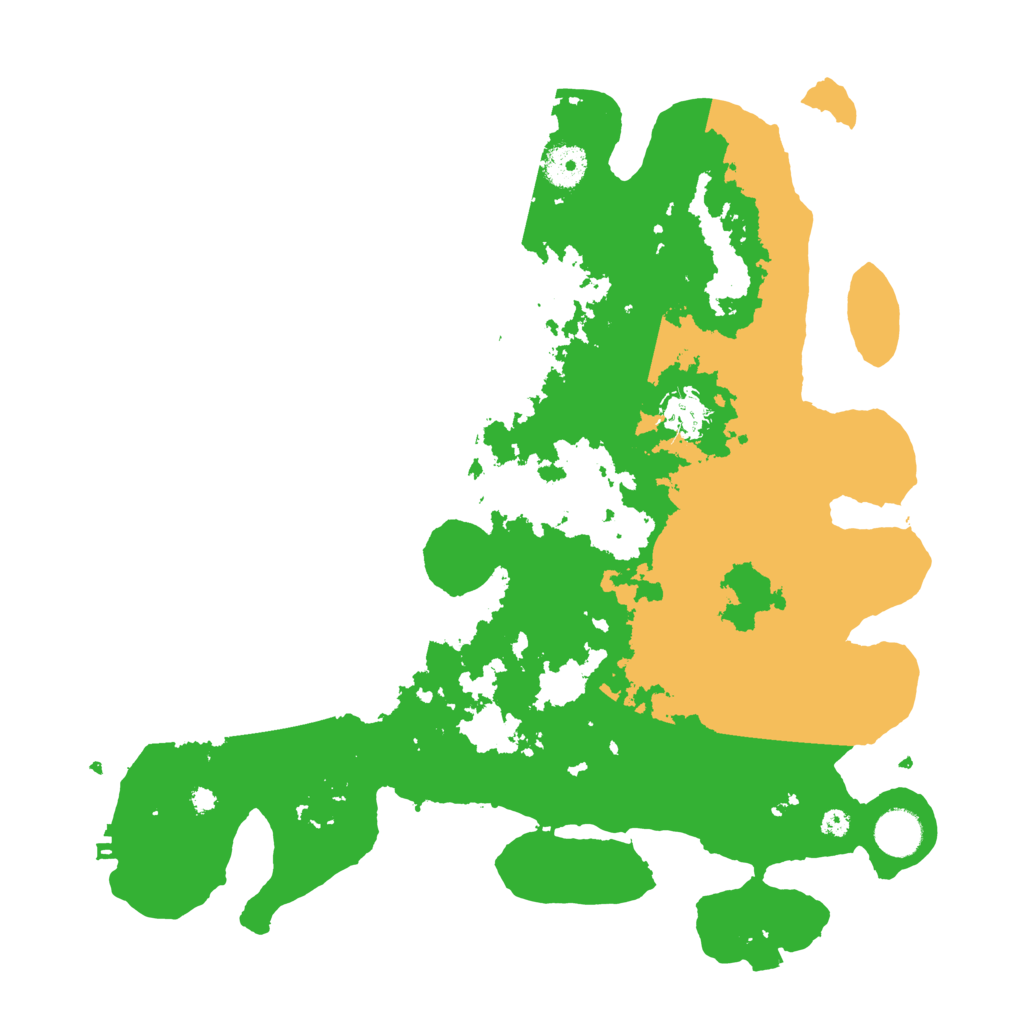 Biome Rust Map: Procedural Map, Size: 3800, Seed: 91982040