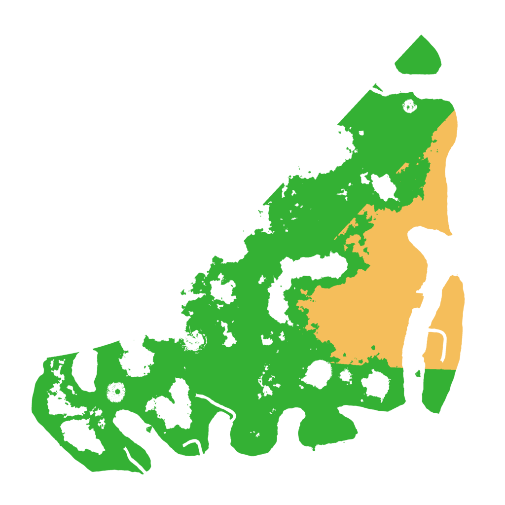 Biome Rust Map: Procedural Map, Size: 3900, Seed: 1993020869