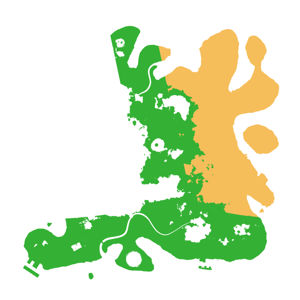 Biome Rust Map: Procedural Map, Size: 3450, Seed: 10341779