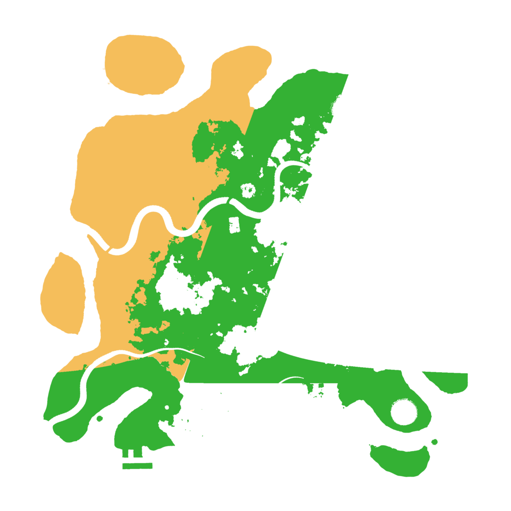 Biome Rust Map: Procedural Map, Size: 3450, Seed: 64844930