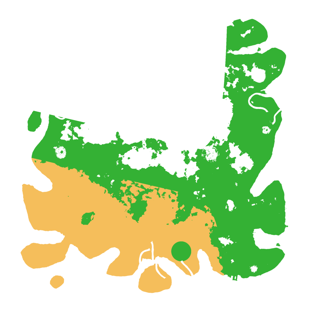 Biome Rust Map: Procedural Map, Size: 4100, Seed: 96539486