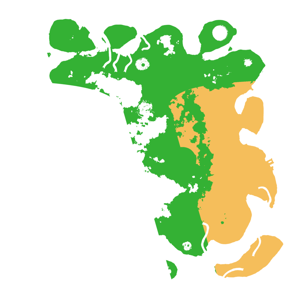 Biome Rust Map: Procedural Map, Size: 3500, Seed: 41604359