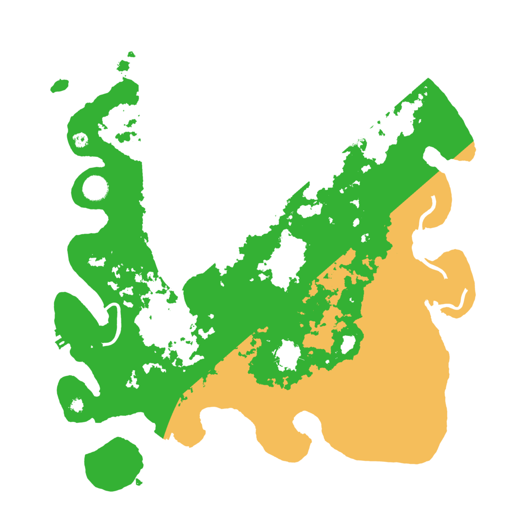 Biome Rust Map: Procedural Map, Size: 3600, Seed: 41590399