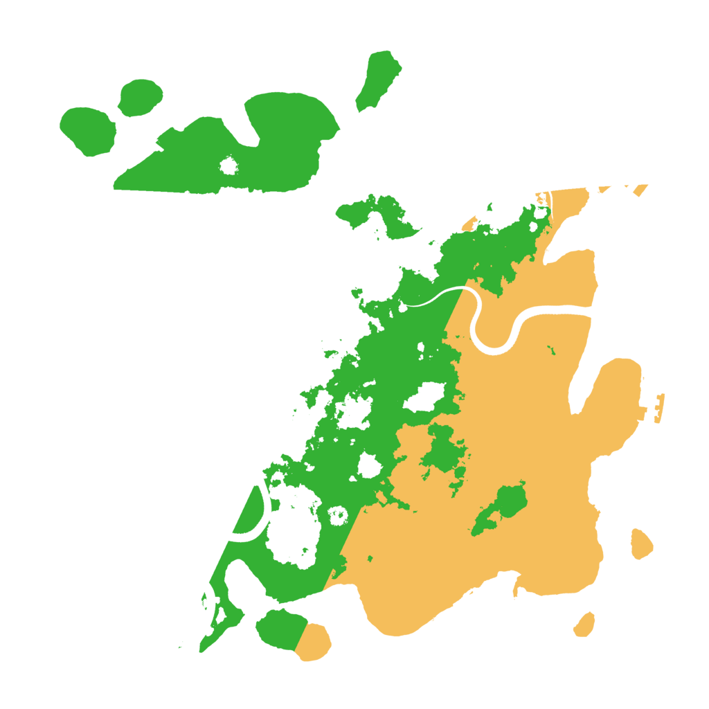 Biome Rust Map: Procedural Map, Size: 3600, Seed: 44155040