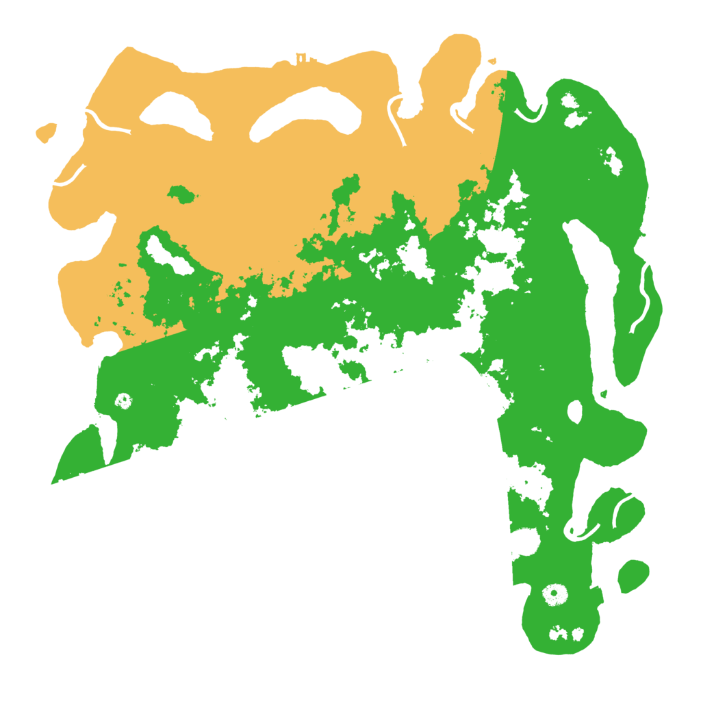 Biome Rust Map: Procedural Map, Size: 4500, Seed: 1806429181