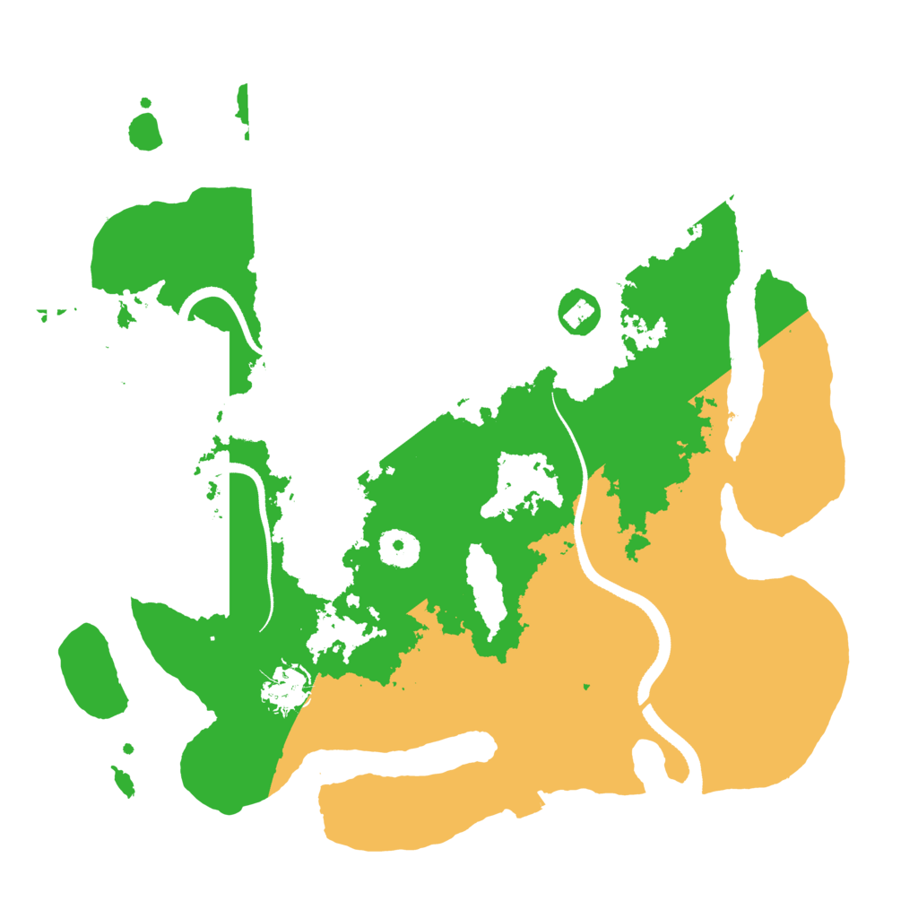 Biome Rust Map: Procedural Map, Size: 3450, Seed: 7170032