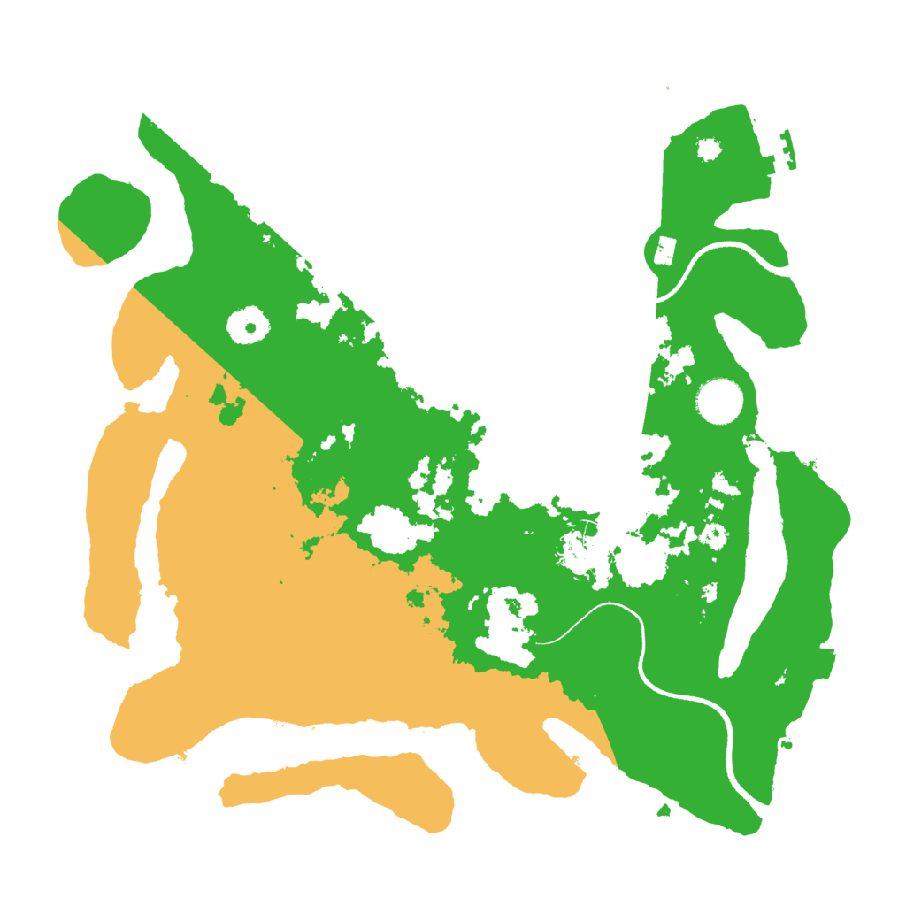 Biome Rust Map: Procedural Map, Size: 3450, Seed: 84424240