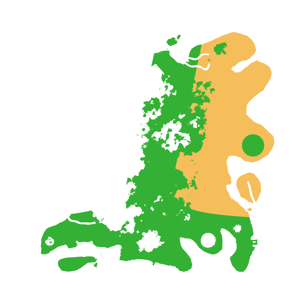 Biome Rust Map: Procedural Map, Size: 3550, Seed: 4837465