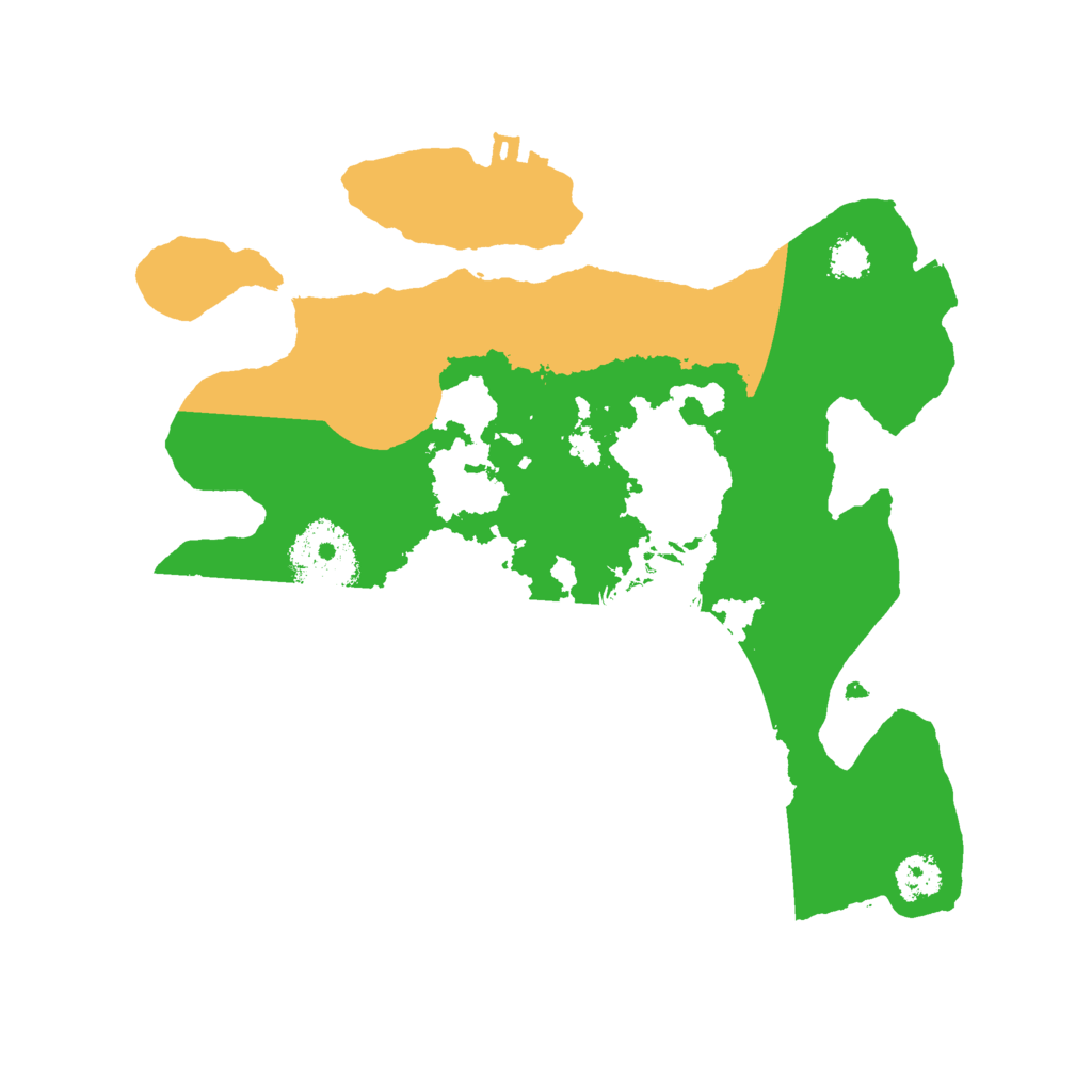 Biome Rust Map: Procedural Map, Size: 2500, Seed: 560596063